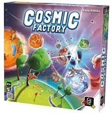 Jeux de société Cosmic Factory de stratégie spatiale et de pose de tuiles