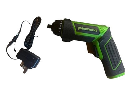Greenworks 8V Screwdriver with 2 bits