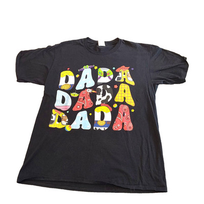 Disney Toy Story Dada Shirt - Adult Size Large, Black w/DADA in Toy Story Motif