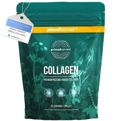 Primal Harvest Collagen Pulver 30 Portionen (1er Pack), Ungefarbt 
