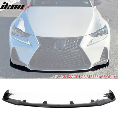 #ad #ad For 17 20 Lexus IS200t IS300 IS350 Artisan Style Front Bumper Lip Gloss Black PP $144.99