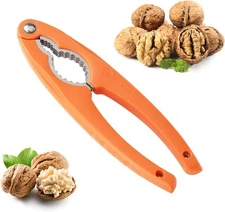 Heavy Duty Stainless Steel Nutcracker for Walnuts & Lobster – Orange
