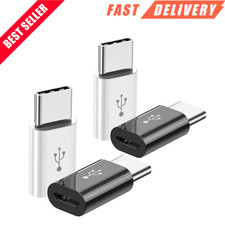 Adapter Micro USB to USB C 4 Pack , Micro-USB Female to USB-C Male OTG Adapter