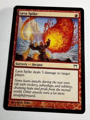 Lava Spike Champions of Kamigawa Regular MTG NM
