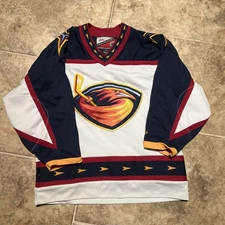 Vintage 1999-2000 Atlanta Thrashers Pro Player Hockey Jersey  Mens M NHL Hockey