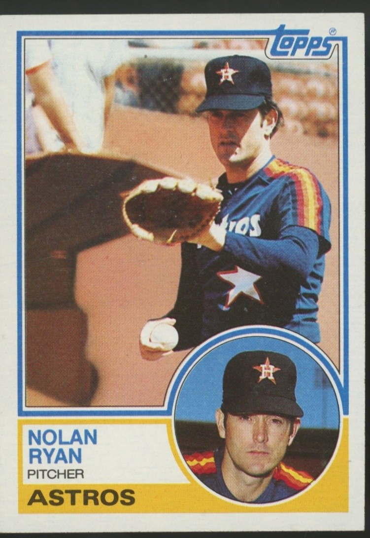 1983 Topps #360 Nolan Ryan Houston Astros