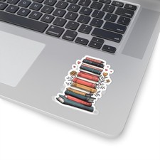 Romance Book Lover Kiss-Cut Stickers - Literary and Reader Gifts, Laptop Decals
