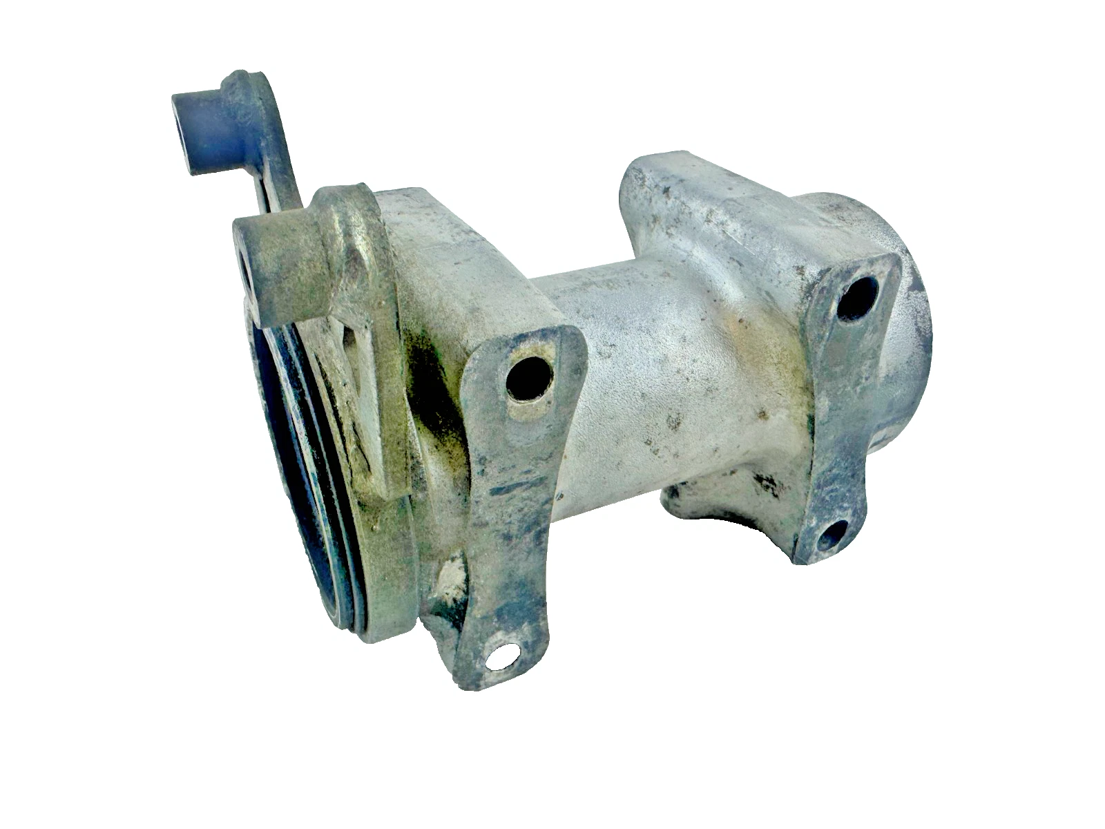 1989 Suzuki LT500R 64715-43B0  Rear Axle Bearing Carrier w/Caliper Bracket