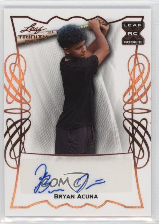 2021 Leaf Trinity Bryan Acuna #BA-BA1 Auto 7wx