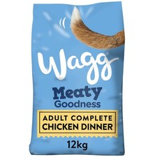 Meaty Goodness Complete Dry Adult Dog Food Chicken Dinner 12kg - Meaty 1.71 per kilo