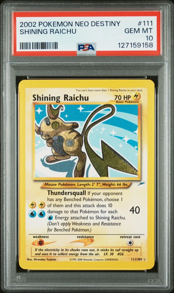 Shining Raichu for sale | eBay