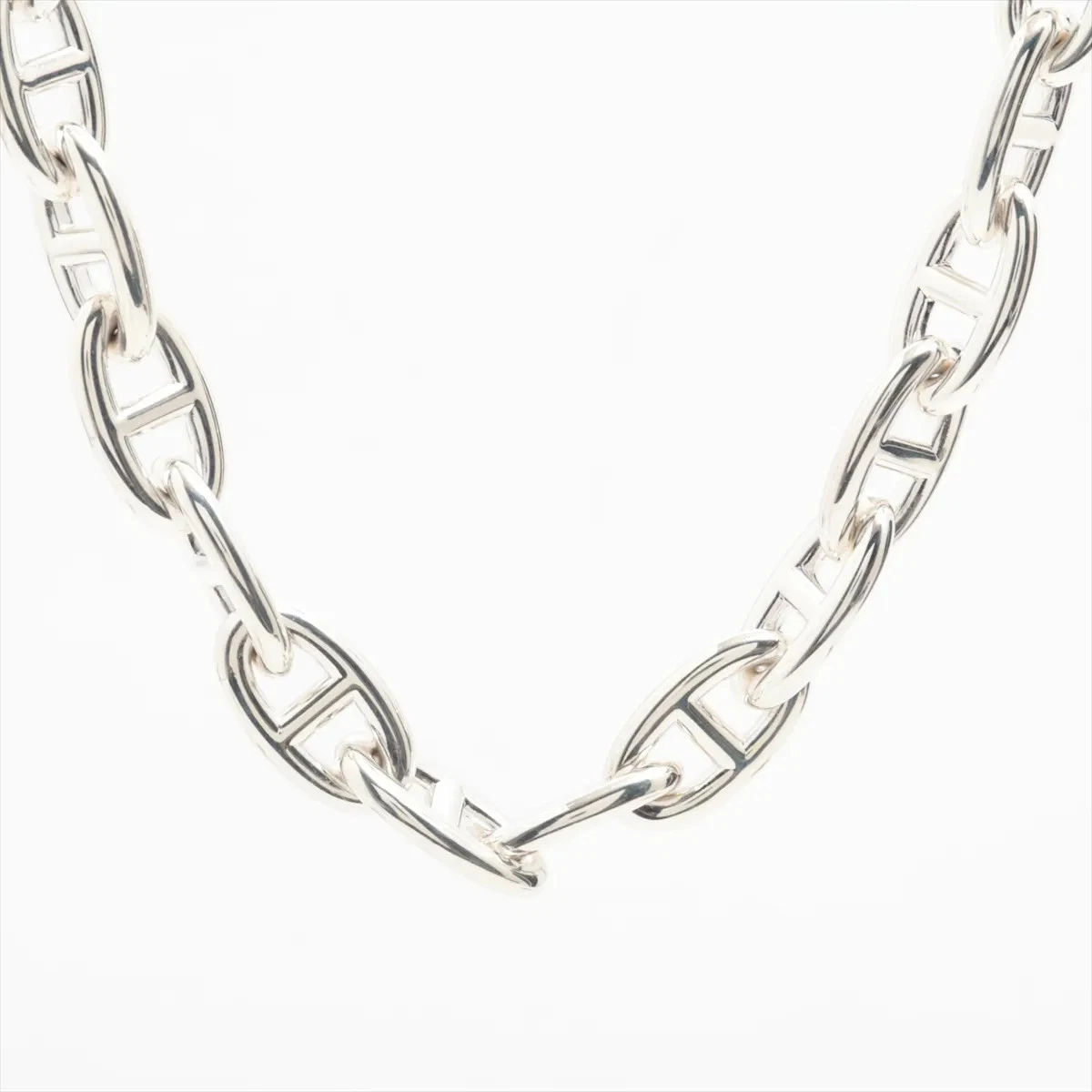 Collana Hermès Chaîne d'Ancre GM 29 cornici argento 925 134 3 g