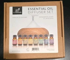 Art Naturals Oil Diffuser & Top 8 Essential Oil Set (See Details) 