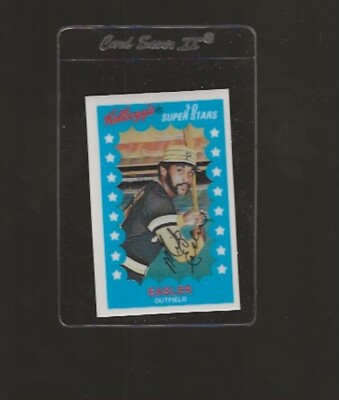 1982 KELLOGG'S 3-D MIKE EASLER #49 HIGHER GRADE GREAT SHAPE