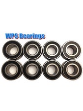  Qty 8 5205-2RS Double Row Angular Contact Ball Bearings 25mm x 52mm x 20.6mm