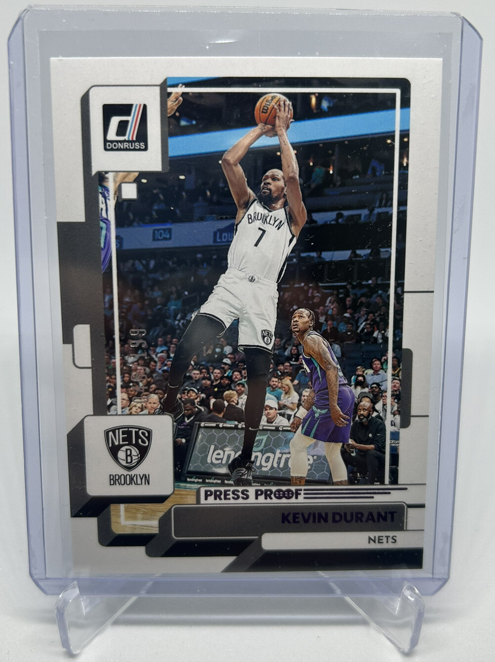 2022-23 Donruss Base Press Proof Purple #6 Kevin Durant /199 - Brooklyn Nets