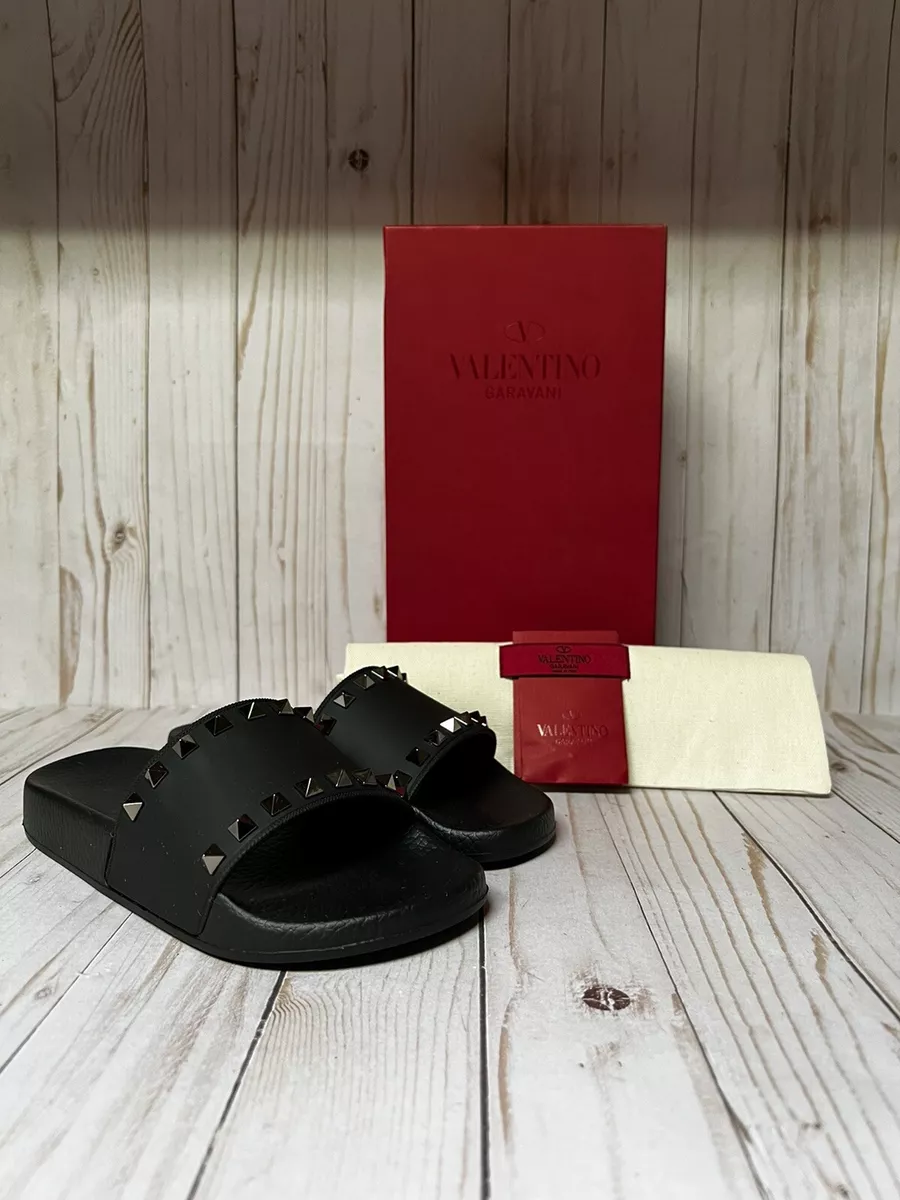 Valentino pvc slides cheap