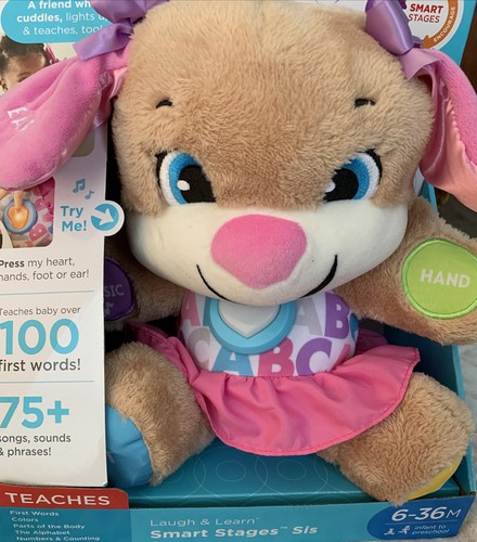 Fisher-Price Laugh & Learn Smart Stages Sis-NUEVO en caja sellada de fábrica 6-36 meses - Imagen 7 de 8