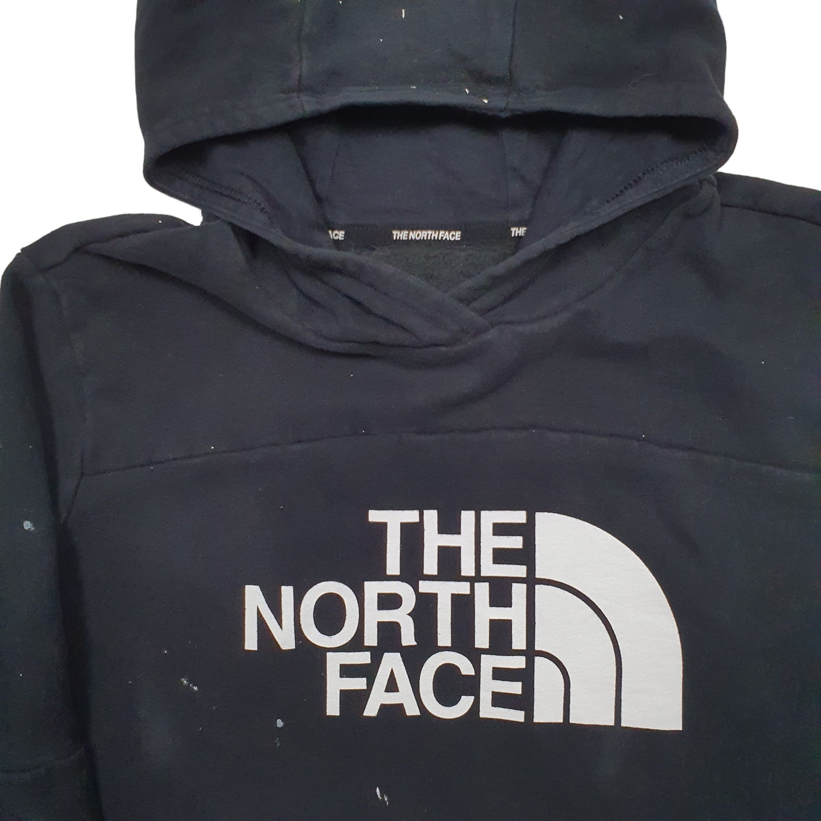 THE NORTH FACE Hoodie Spellout Cotton Jumper Sweatshirt Mens S image 2