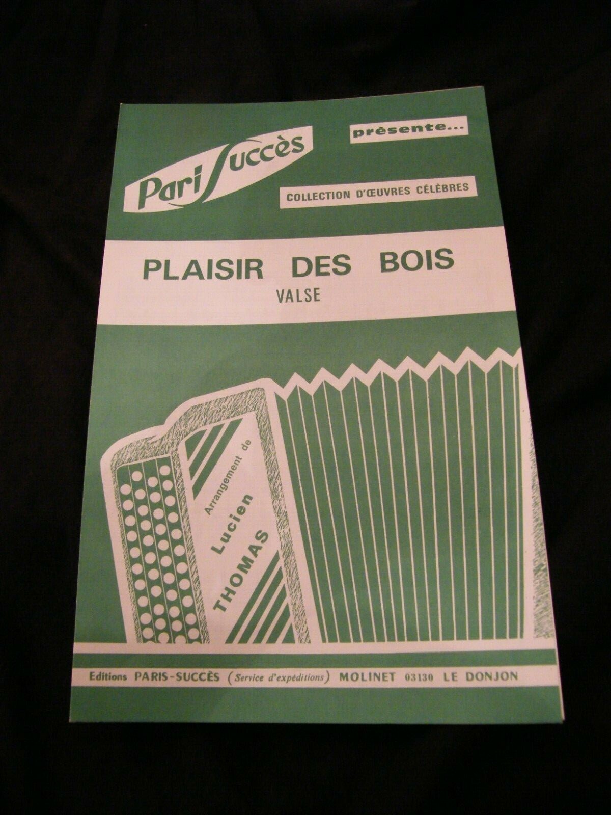 Partition Pleasure of the Woods Lucien Thomas Music Sheet