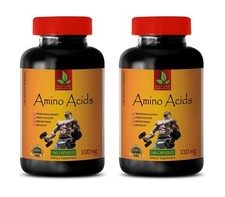 amino acid capsules - AMINO ACIDS 1000mg - muscle gainer pills - 2 Bottles