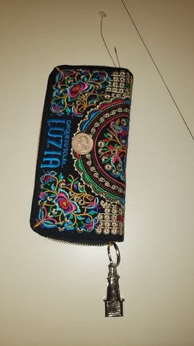 CIRQUE DU SOLEIL Embroidered Wallet TriFold Clutch LUZIA - Picture 18 of 18