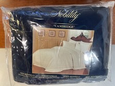 NEW Nobility Cambridge Queen Quilted Bedspread, 102 X118 , White,100 Cotton