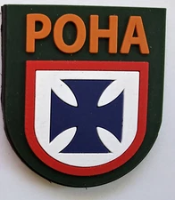 Modern WW2 German ROA POHA Patch Russian Volunteer PVC patch v1