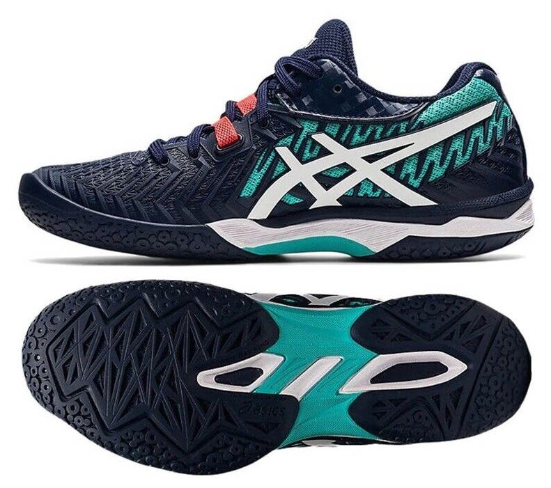 asics - 【M usa】asics　COURT CONTROL FF Asics Court Control FF Womens, Mako Blue/ White - Of Courts