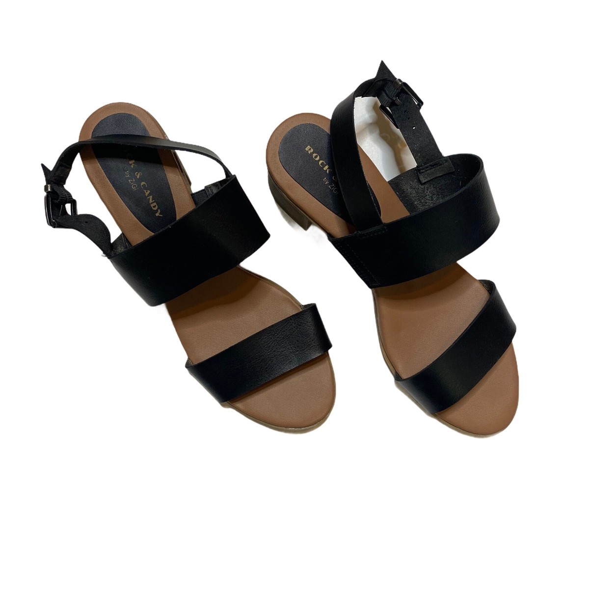 Rock & Candy Sandals By Zigi Women 10 Nixie Strappy Block