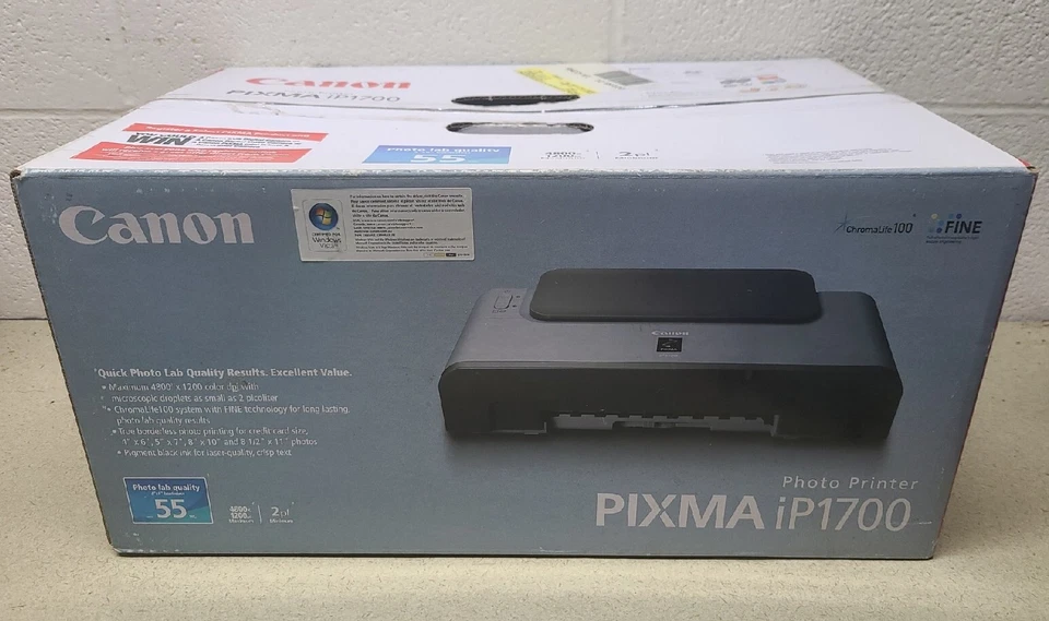 ** NEW SEALED Canon PIXMA iP1700 Digital Photo Inkjet Printer | 4800 x 1200 dpi  - Image 4 of 4