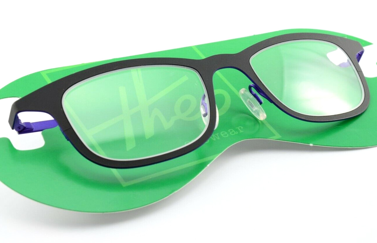 THEO Бельгия Brille Mille+22 397 Нержавеющая сталь Дизайнер Лила Шварц Фрау Матт