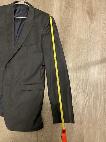 Loro Piana Charcoal Gray 4 Seasons Super 120 Wool Suit Size 54|44 Pants Fit 36 - Picture 12 of 19