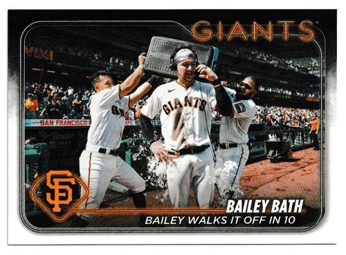 2024 Topps Baseball Series 2 #358 Patrick Bailey CL - San Francisco ...