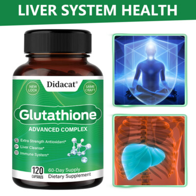 Glutathione Complex with Milk Thistl Extract | Liver & Immune | Antioxidant 