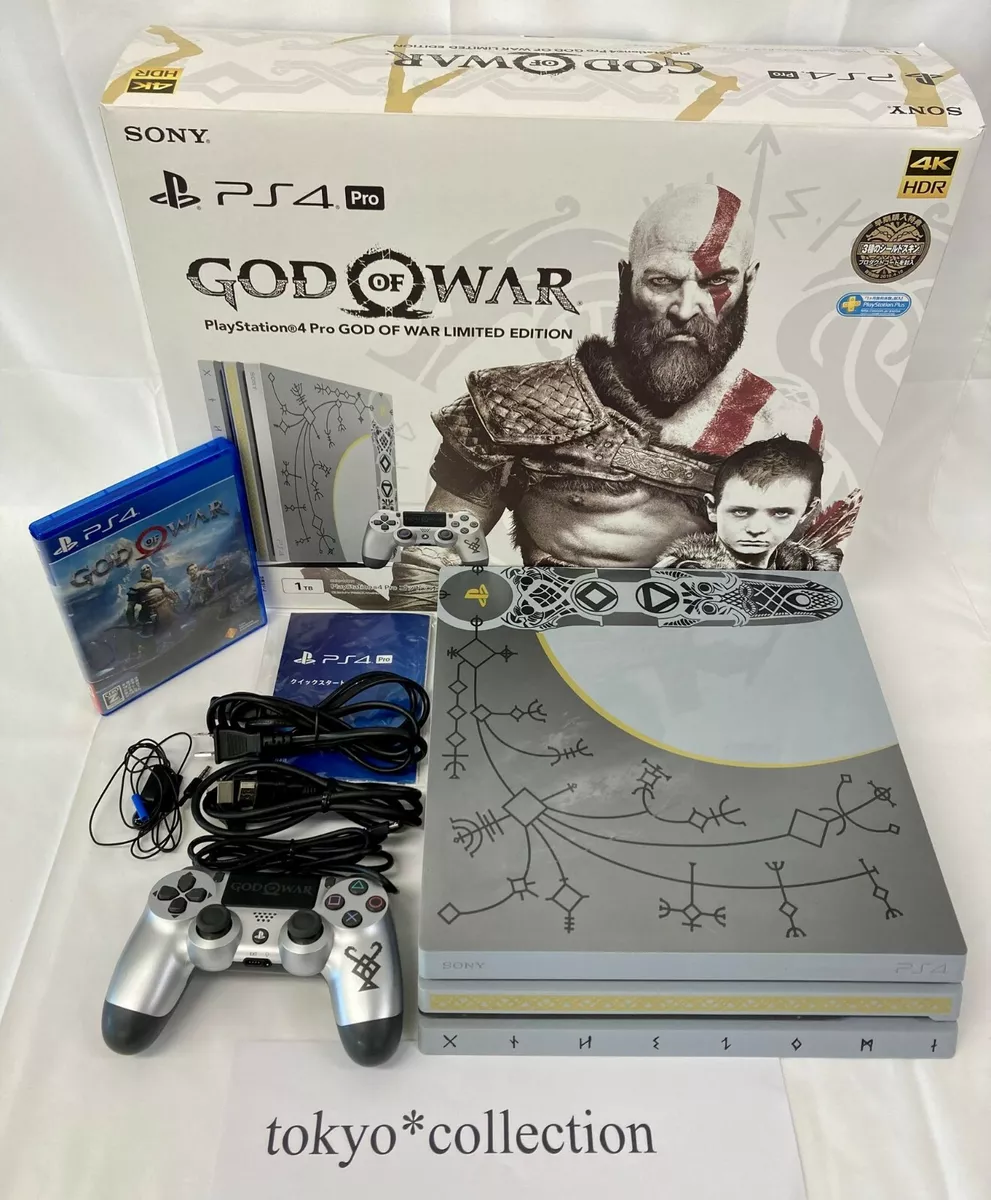 Sony PlayStation 4 PS4 Pro 1TB God Of War Limited Edition Game Console  NTSC-J FS