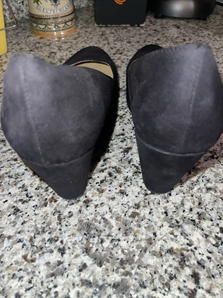 American Rag Kenna Black Wedge Slip On Shoes Women's Size 8.5M - Image 2 of 4