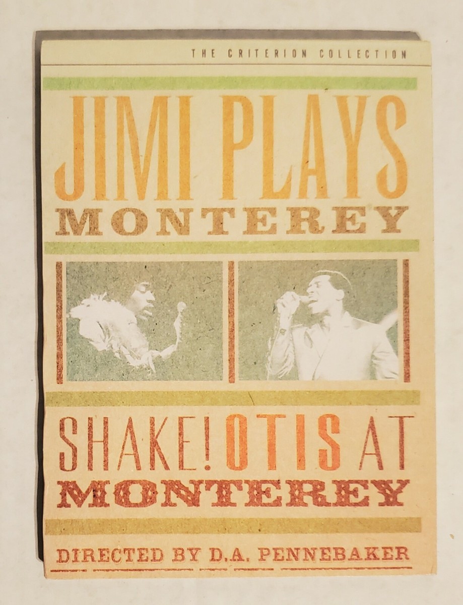 Monterey Pop Festival 3-DVD, Criterion Collection Live