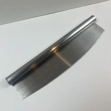 14" STAINLESS PIZZA CUTTER ~RSVP Endurance Original World Class Rocker Style EUC