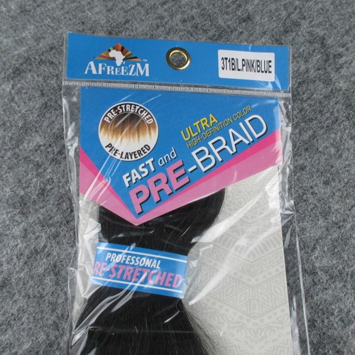 Afreezm 54" Pre-Braid Pink/Blue Stretched Layered Feather Cut 7 in total - 第 2/7 張圖片