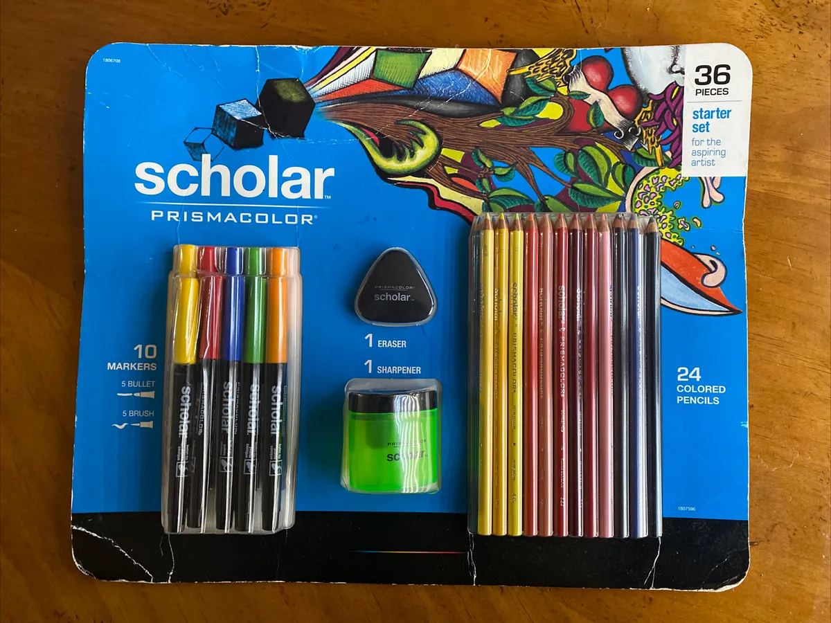 Prismacolor Scholar Brush Tip Art Markers 10 /set