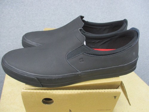 Shoes For Crews Unisex Ollie II Men 12/ Women's 13.5 Black Slip On NEW - Picture 2 of 14