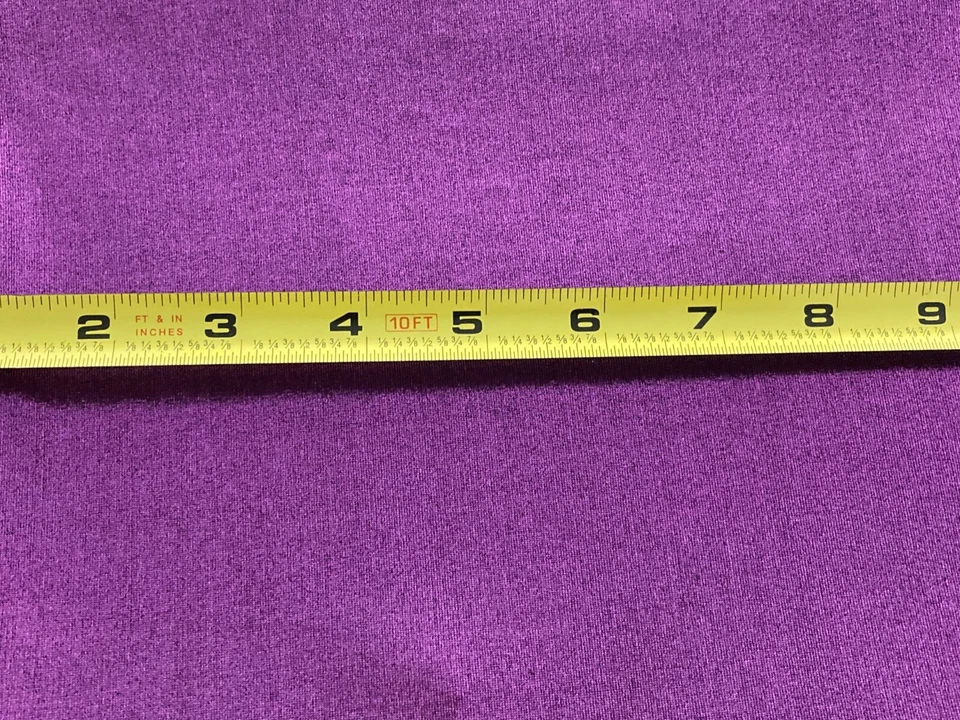 Purple Stretch Foil Lamé Knit Sewing Fabric 1.8 yds 60" costumes Made in USA - Image 3 of 3