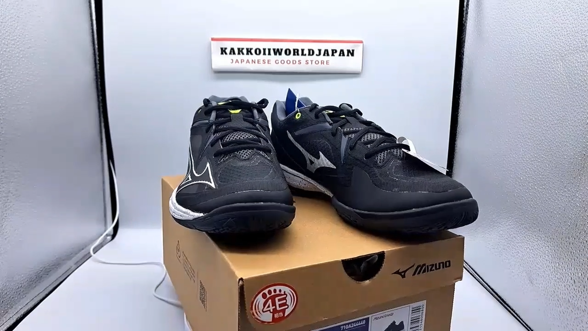 Mizuno Badminton Shoes WAVE CLAW 3 WIDE Black/White/Yellow Mizuno Badminton Shoes WAVE CLAW 3 WIDE Black/White/Yellow