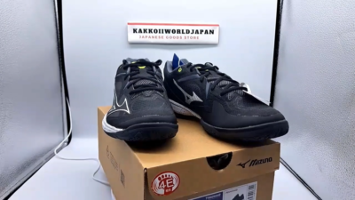 Mizuno Badminton Shoes WAVE CLAW 3 WIDE Black/White/Yellow