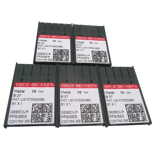 50PCS B27 Groz Beckert Gebedur Titanium Industrial Overlock Sewing Needles - 第 1/11 張圖片
