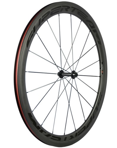 Superteam 50mm Kohlenstofffaser Rennrad Trumpf Räder 23mm Fahrrad Radsatz - Bild 4 von 11