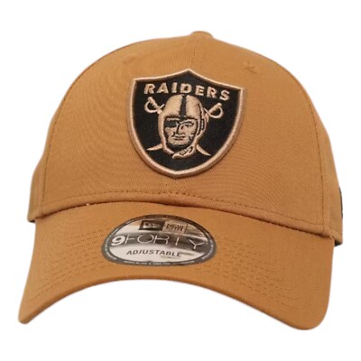 New Era Las Vegas Raiders Core Wheat Pack 9FORTY Casual Strapback Hat Cap
