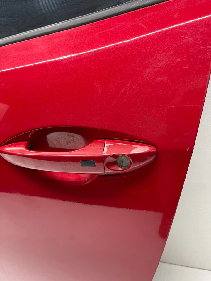 Hyundai Veloster Turbo 2013-2015 puerta delantera izquierda derecha roja con cristal Foto 3 de 4