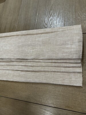 Pottery Barn Emery Roman Shade Oatmeal 44x64 Replacement Hardware Not Blackout